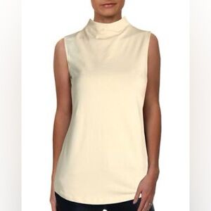 NIC+ZOE Sleeveless Cream Tank Top